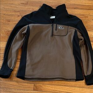 Drake Men's Performance Jacket in Black and Brown
